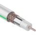 Кабель REXANT SAT 703 B Cu/Al/Cu, (1,00мм/64x0,12мм) 100м, белый [01-2431]