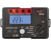 Измеритель сопротивления изоляции RGK RT-25 с поверкой 779708