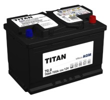 Аккумулятор Titan AGM 70.0 VRLA 720А [4610082702110]