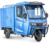 Трицикл грузовой электрический RUTRIKE КАРГО Кабина Дуал темно 024460-2758