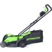 Газонокосилка аккумуляторная GREENWORKS GD24LM33, 24V 33 см, бесщеточная, без АКБ и ЗУ [2516107]
