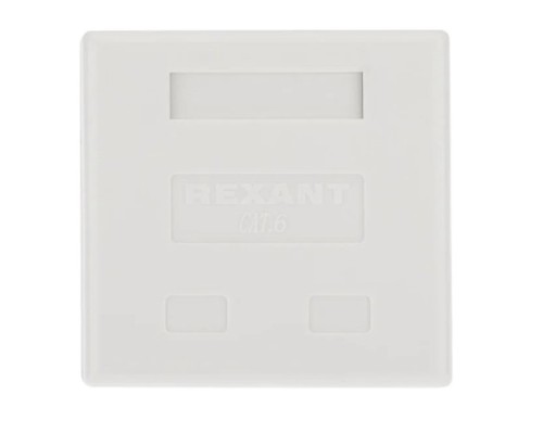 Розетка компьютерная REXANT 03-0136 внешняя, 2-порта RJ-45 (8P8C), UTP, CAT 6