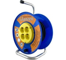 Удлинитель на катушке GLANZEN EB-40-018 ПВС 3х0,75  40м [ЕВ-40-018]