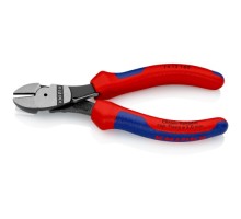 Бокорезы KNIPEX KN-7412160SB особо мощные, пружина, 160 мм, 2-комп. ручки