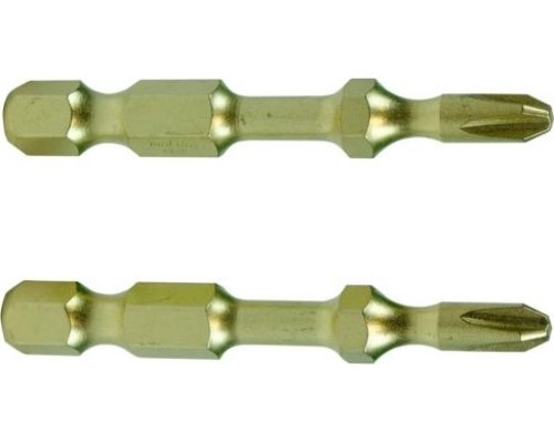 Бита для заворачивания MAKITA B-62365 Impact Gold Slim PZ2, 50 мм, E-form (MZ), 2 шт.