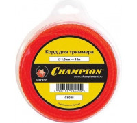 Леска триммерная CHAMPION Star Pro 1.3мм/ 15м звезда (C5038) C5038