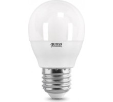 Лампа светодиодная GAUSS Шар elementary шар 8w 540lm 4100k е27 led [53228]