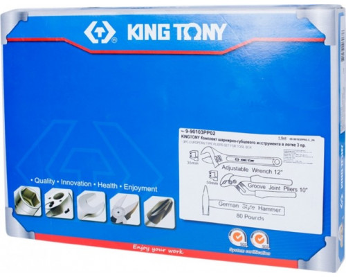 Набор инструментов KING TONY 3 предмета в ложементе 9-90103PP02