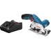 Пила циркулярная аккумуляторная BOSCH GKS 12V-26 [0615990M41] 1х2,0Ач, картонная коробка