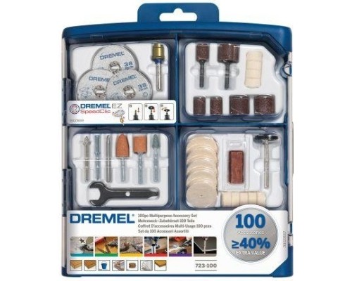 Набор принадлежностей DREMEL 722 универсальный (100 предметов) [2615S723JA]