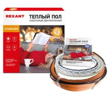 Нагревательный кабель REXANT Standard RND -160-2400 (в стяжку) двухжильный [51-0522-3]