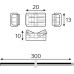 Набор коннекторов GAUSS BT401 basic : 2 клипсы, провод 30мм, 8-10 мм, ip20