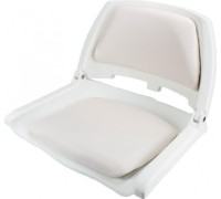 Кресло складное с мягкими накладками SKIPPER белый (пластик) SK75109W