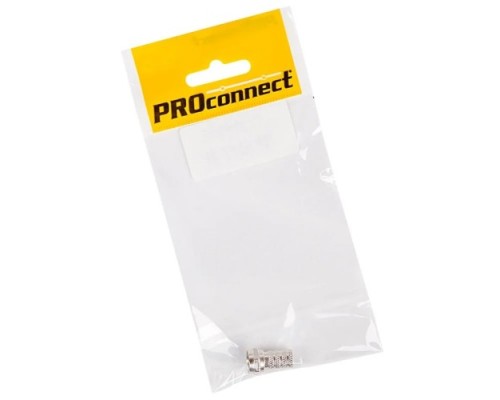 Разъем антенный Proconnect 05-4003-4-7 штекер F, для кабеля RG-6, (1 шт)