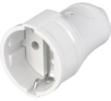 Розетка разборная IEK РПп10-01 16а прямая с заземл. ERP10-16-01-K01