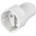 Розетка разборная IEK РПп10-01 16а прямая с заземл. [ERP10-16-01-K01]