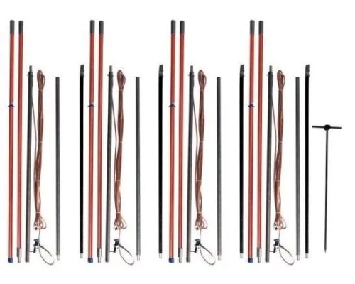 Комплект штанг Антиток КШЗ-10Д для ВЛ без подъема на опору до10 кВ [265995]