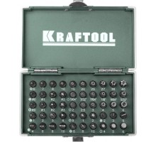 Набор бит KRAFTOOL X-Drive кованых, торсионных, cr-mo, 50 пред, в боксе 26065-H50