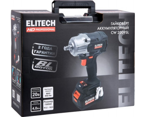 Гайковерт аккумуляторный ELITECH CW 2009SL 205747 купить с доставкой и официальной гарантией