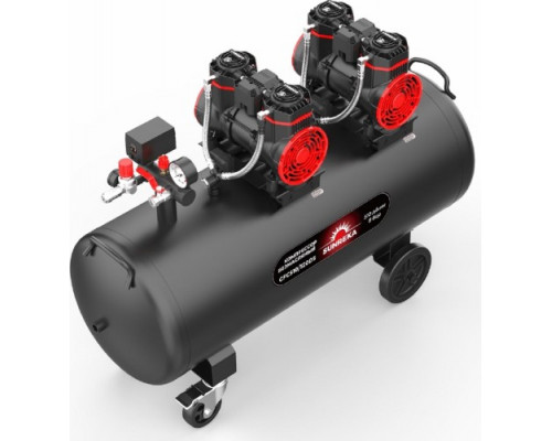 Компрессор поршневой безмасляный малошумный SUNREKA GFC510/120DS 216117