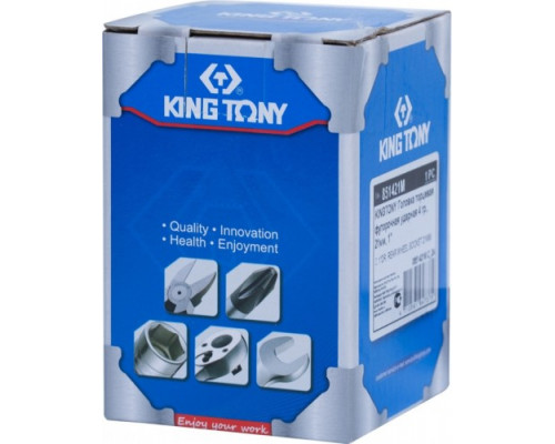 Головка ударная четырехгранная 1" KING TONY 851421М 21 мм