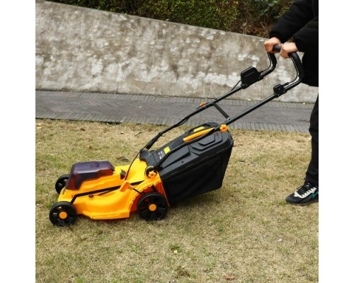 Газонокосилка аккумуляторная DEKO DKLM40V бесщеточная 2х20В, 2x4.2Ач, двойное ЗУ, 370 мм 083-2018