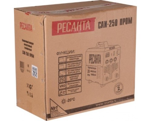Сварочный инвертор РЕСАНТА САИ 250ПРОМ [65/133]