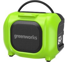 Колонка портативная GREENWORKS 3 503 107 24v/220v, без акб и зу [3503107]