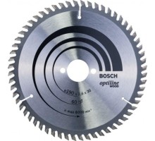 Пильный диск по дереву BOSCH 190х60х30 Optiline Wood [2608641188]