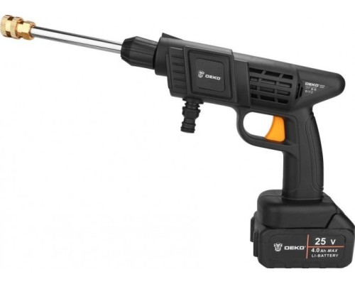 Автомойка DEKO DKCW25 2x4.0Ah высокого давления аккумуляторная 30 бар, [063-4314]