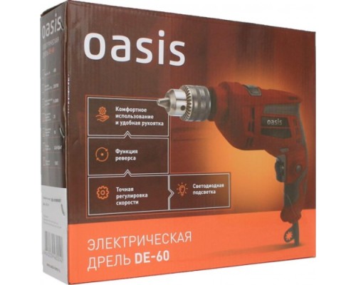 Дрель безударная сетевая OASIS DЕ-60 [4640039480242]