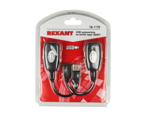 Разветвитель REXANT 18-1176 USB по витой паре (8P8C)