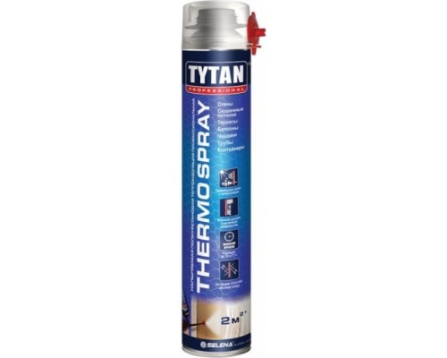 Пена-теплоизоляция TYTAN THERMOSPRAY профессиональная (870мл) [тов-205192]