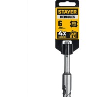 Бур SDS-plus STAYER HERCULES-4X 6x160 мм, PROFESSIONAL 29290-160-06