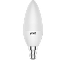 Лампа светодиодная GAUSS Свеча elementary 6w 450lm 4100k е14 led 33126