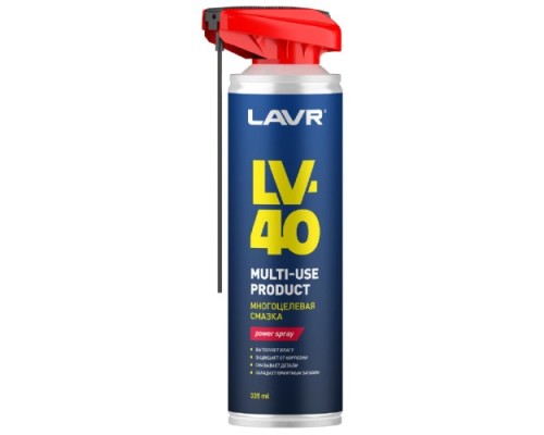 Смазка многоцелевая LAVR LV-40 335 мл Ln2429