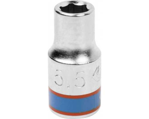 Головка шестигранная 1/4" KING TONY 233555М 5,5 мм