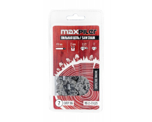 Цепь для пилы MAXPILER MXS-1,5-72-0,325 (PIT GCS52-D1, GCS52-C2, Парма 2М, Carver)