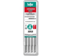 Бур SDS-plus Heller 4power, 6х100х160 мм (11 шт) по бетону  TD29195