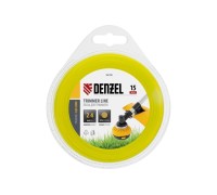 Леска триммерная Denzel FLEX CORD круглая 2,4 мм х15 м. 96108