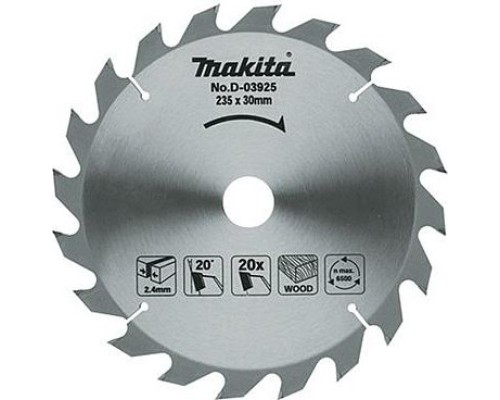 Пильный диск MAKITA 235х 20тх30 дерево (Standart)  D-45945  [D-45945]