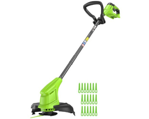 Триммер аккумуляторный GREENWORKS 2113307SA 24V, 25 см, с 1хАКБ 2 Ач и ЗУ купить с доставкой и официальной гарантией