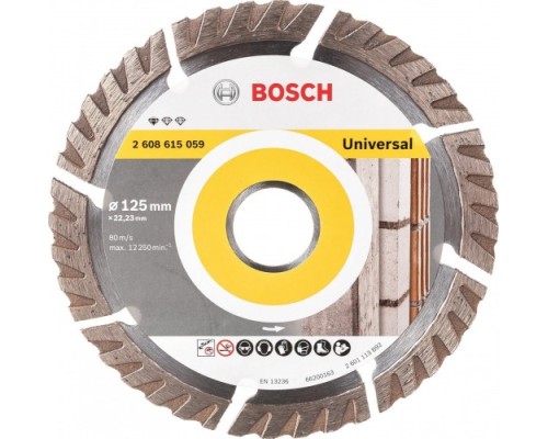 Алмазный диск универсальный BOSCH 125х22.2 мм ECO for Universal (уп.10шт) [2608615060]