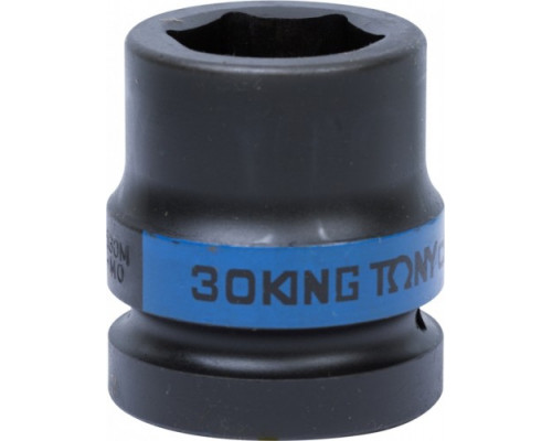 Ударная головка шестигранная с посадкой 1" KING TONY 853530М, 30 мм