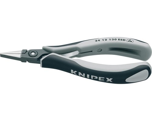 Плоскогубцы прецизионные для захвата и монтажа KNIPEX 3412130ESD 130 мм [KN-3412130ESD]