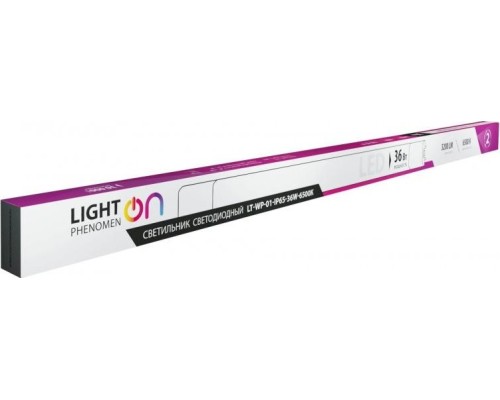 Светильник светодиодный линейный LightPhenomenON LT-WP-01 IP65-36W-6500К LED [Е1604-1001]