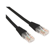 Патч-корд REXANT 02-0292-03 U/UTP, CAT 6, RJ45-RJ45, 26AWG, LSZH, черный 0,3м