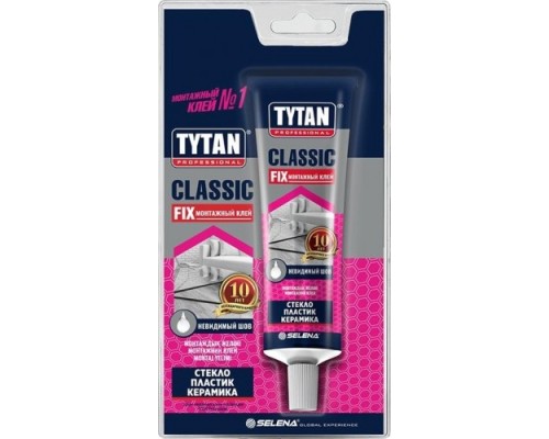 Клей монтажный TYTAN Classic Fix прозрачный (100мл) [тов-213068]