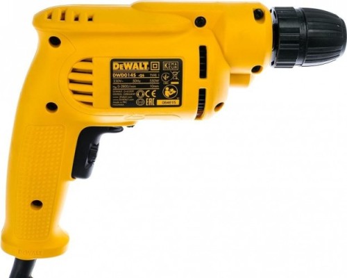 Дрель безударная сетевая DeWALT DWD 014 S односкоростная [DWD014S-QS]