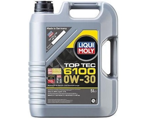 Масло моторное LIQUI-MOLY SAE 0W30 Top Tec 6100 5 л 20779 синтетическое [20779]